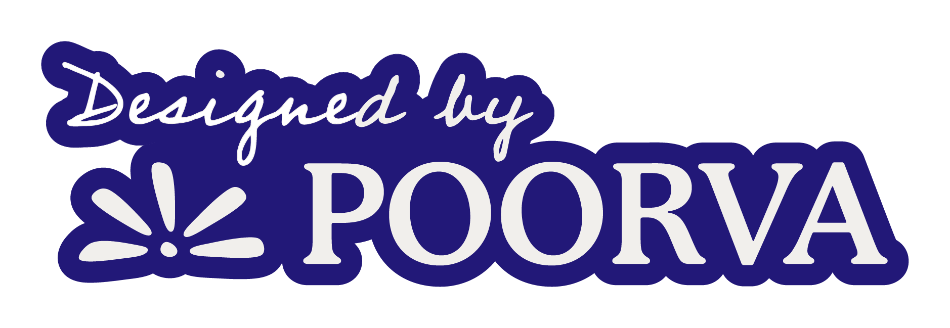 Designed by Poorva
